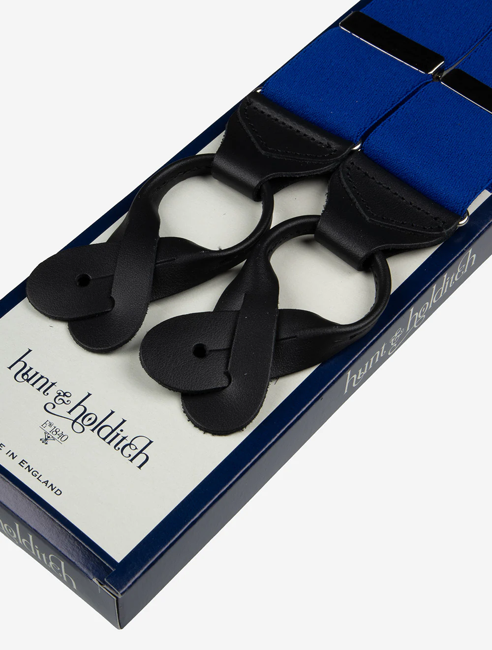Braces Leather Blue - Image 2