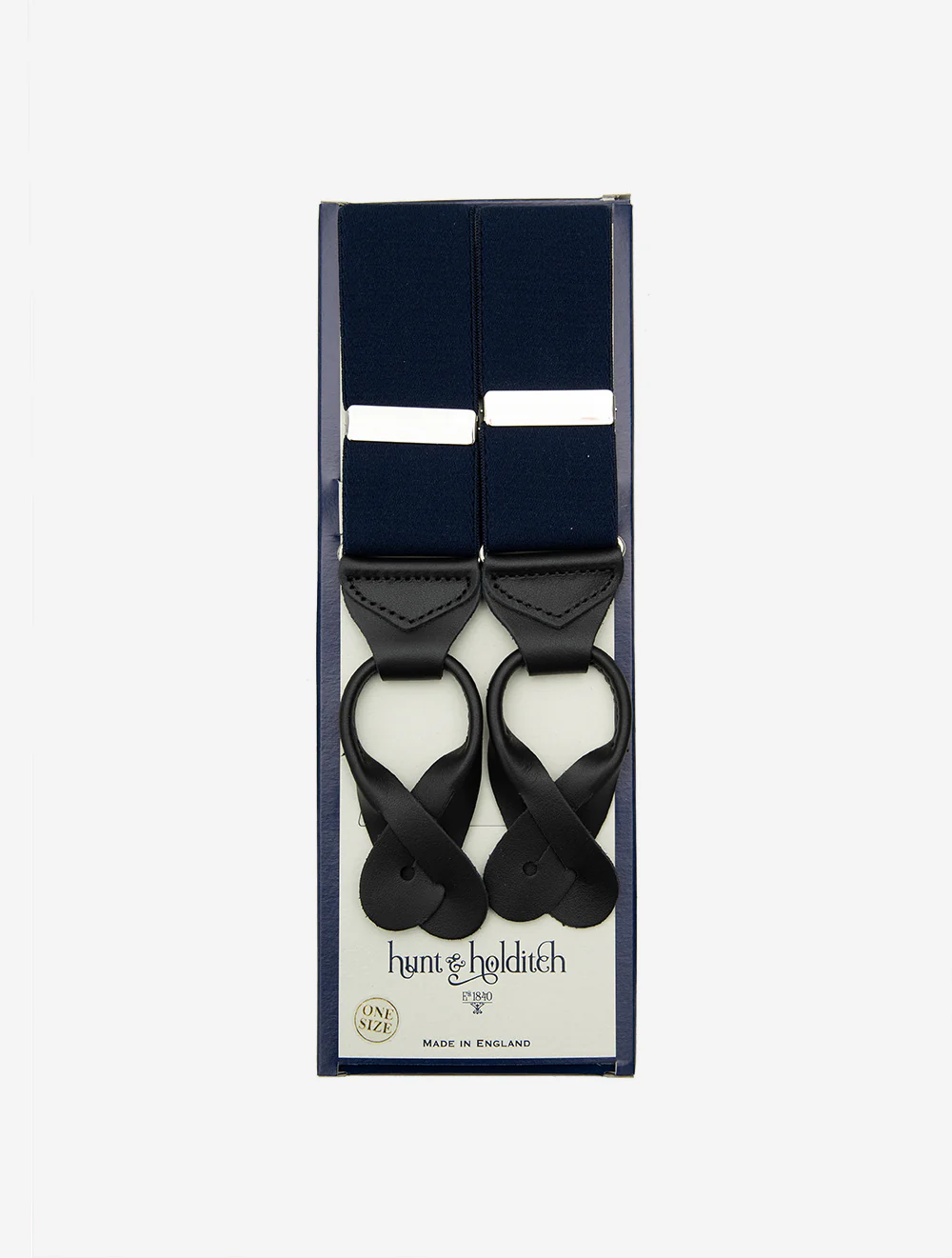 Braces Leather Navy - Image 2