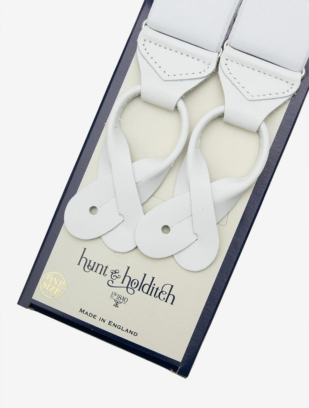 Braces Leather White - Image 3