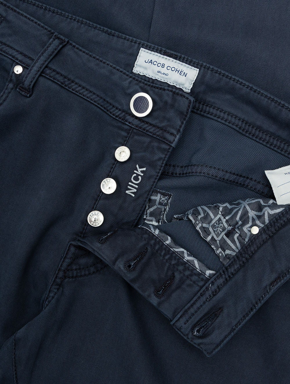Nick 5 Pocket Chino Navy - Image 6