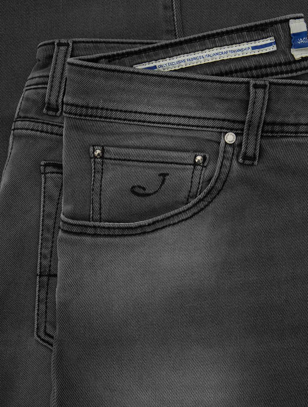 Nick 5 Pocket Slim Jeans Grey - Image 5