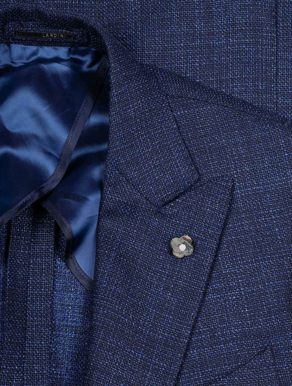 Wool & Silk Sports Jacket Blue - Image 2