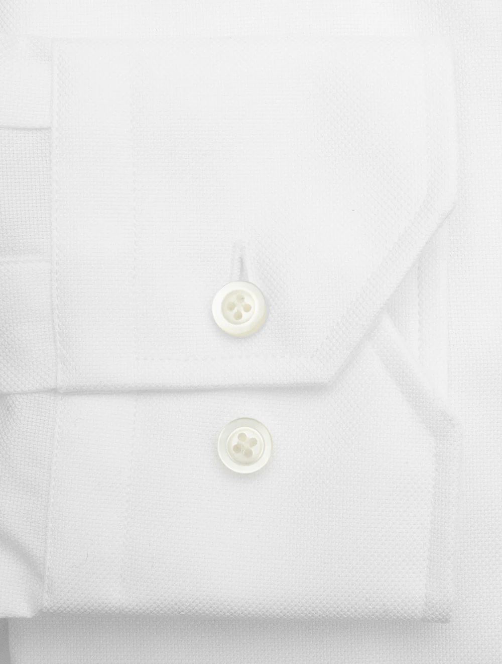 Buttondown Oxford Shirt White - Image 4