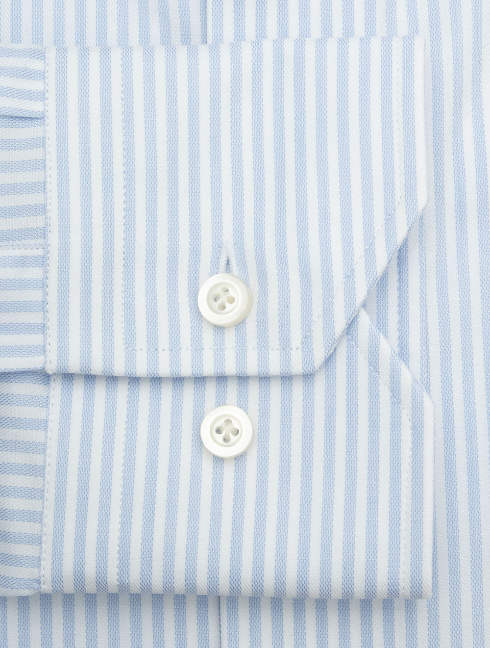 Buttondown Stripe Shirt Blue - Image 4