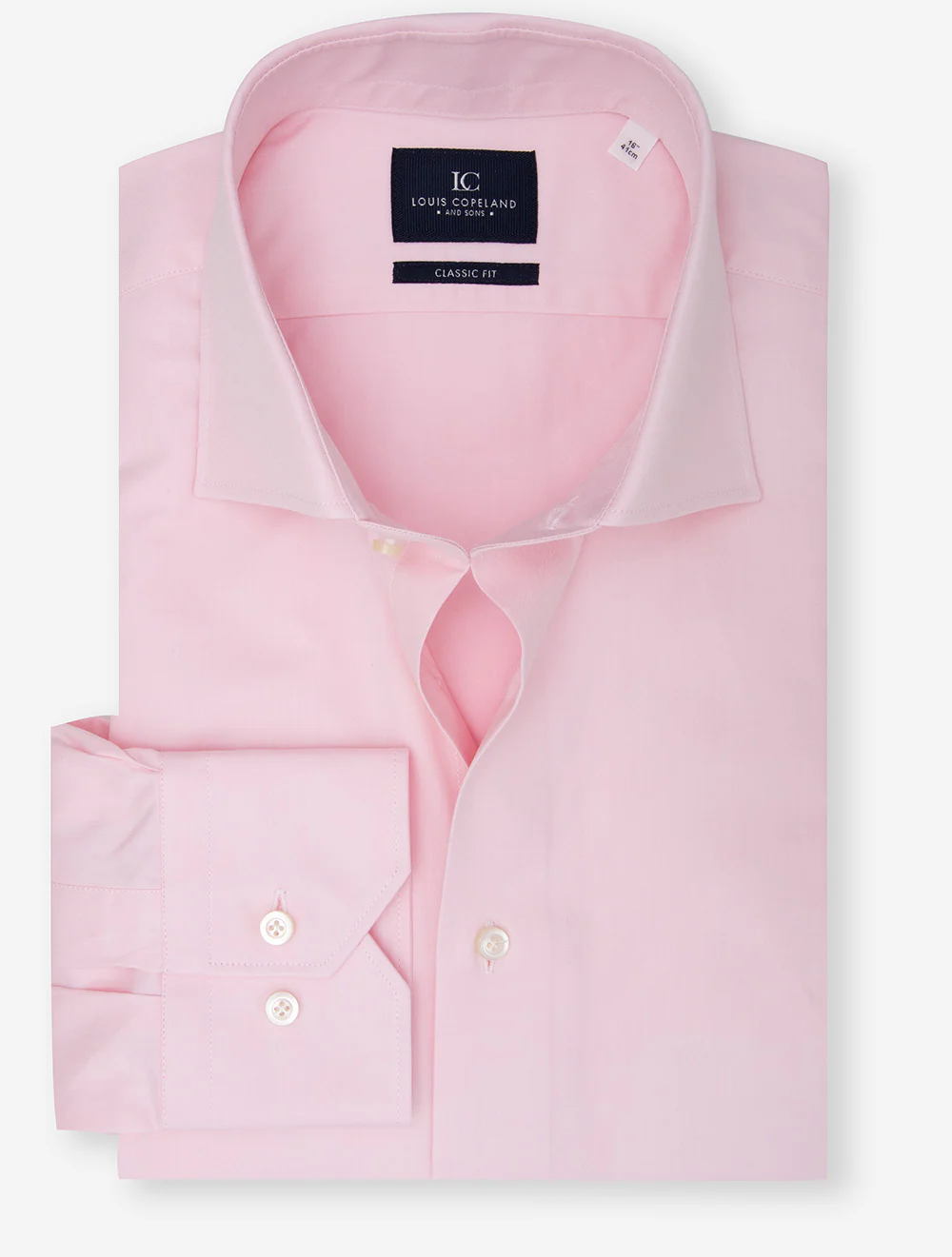 Solid Plain Classic Fit Shirt Pink