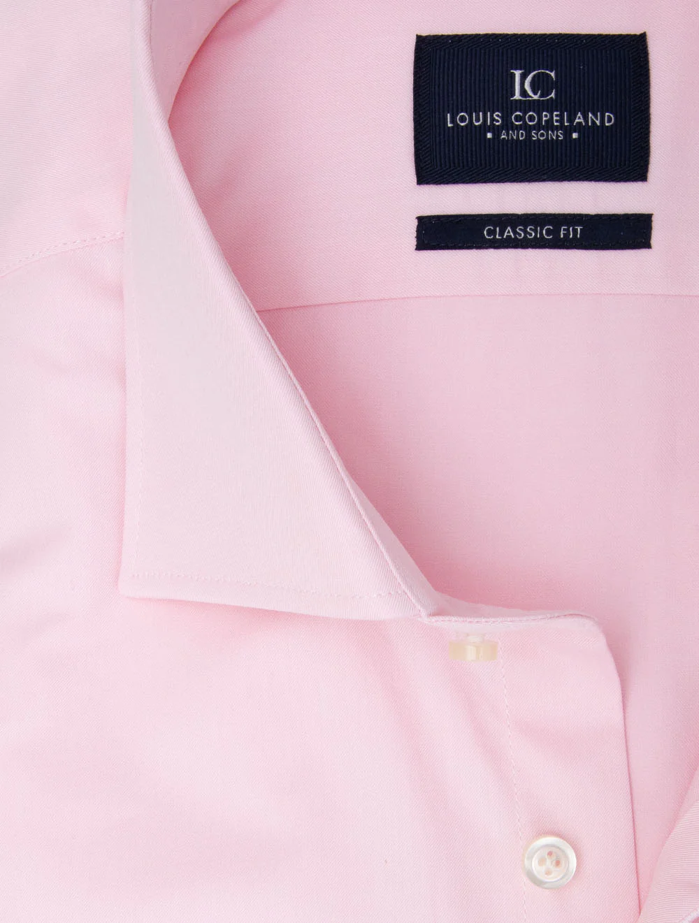 Solid Plain Classic Fit Shirt Pink - Image 2
