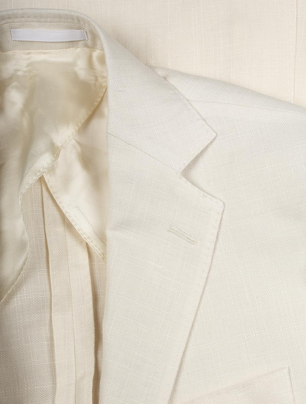 Half Lined Patch Pocket Jacket Cream - Image 2
