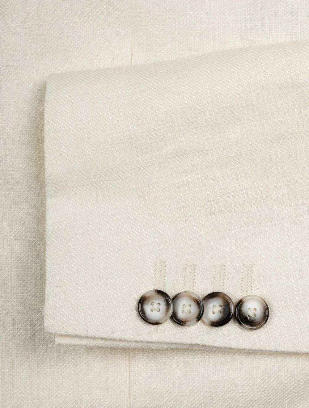 Half Lined Patch Pocket Jacket Cream - Image 3