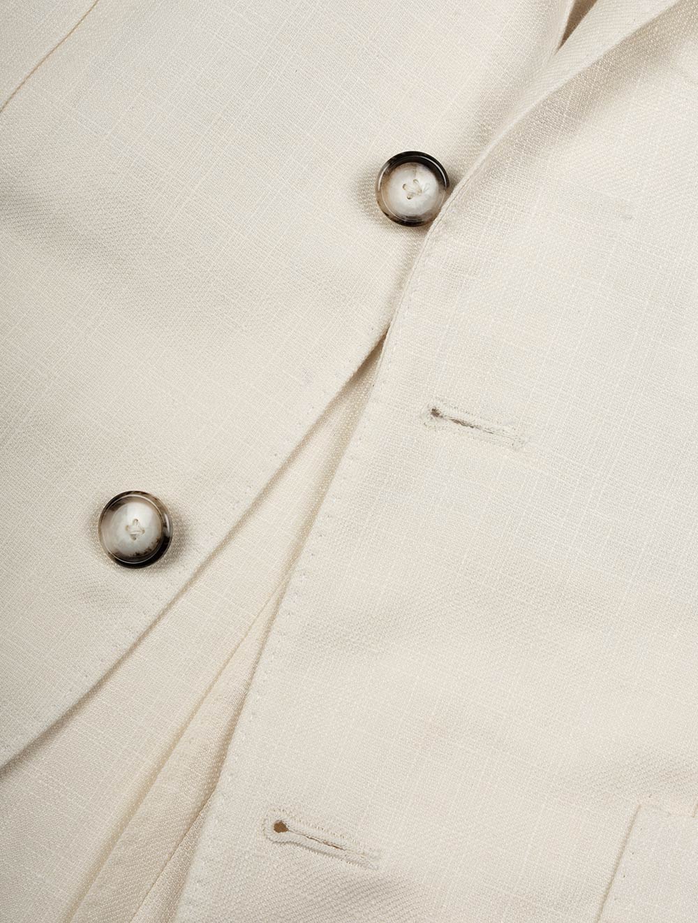 Half Lined Patch Pocket Jacket Cream - Image 4