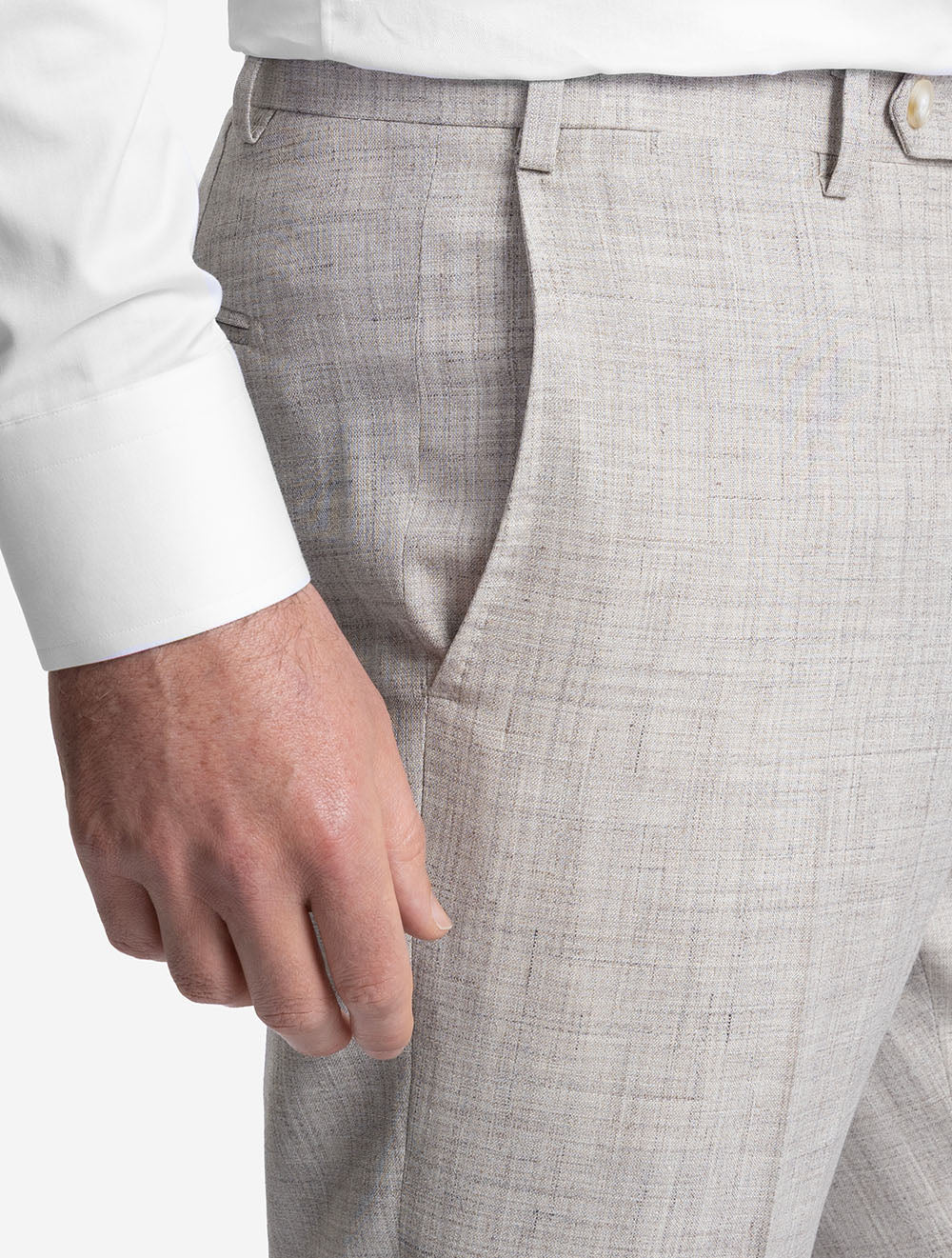 Loro Piana Summertime 2-Piece Suit Beige - Image 4