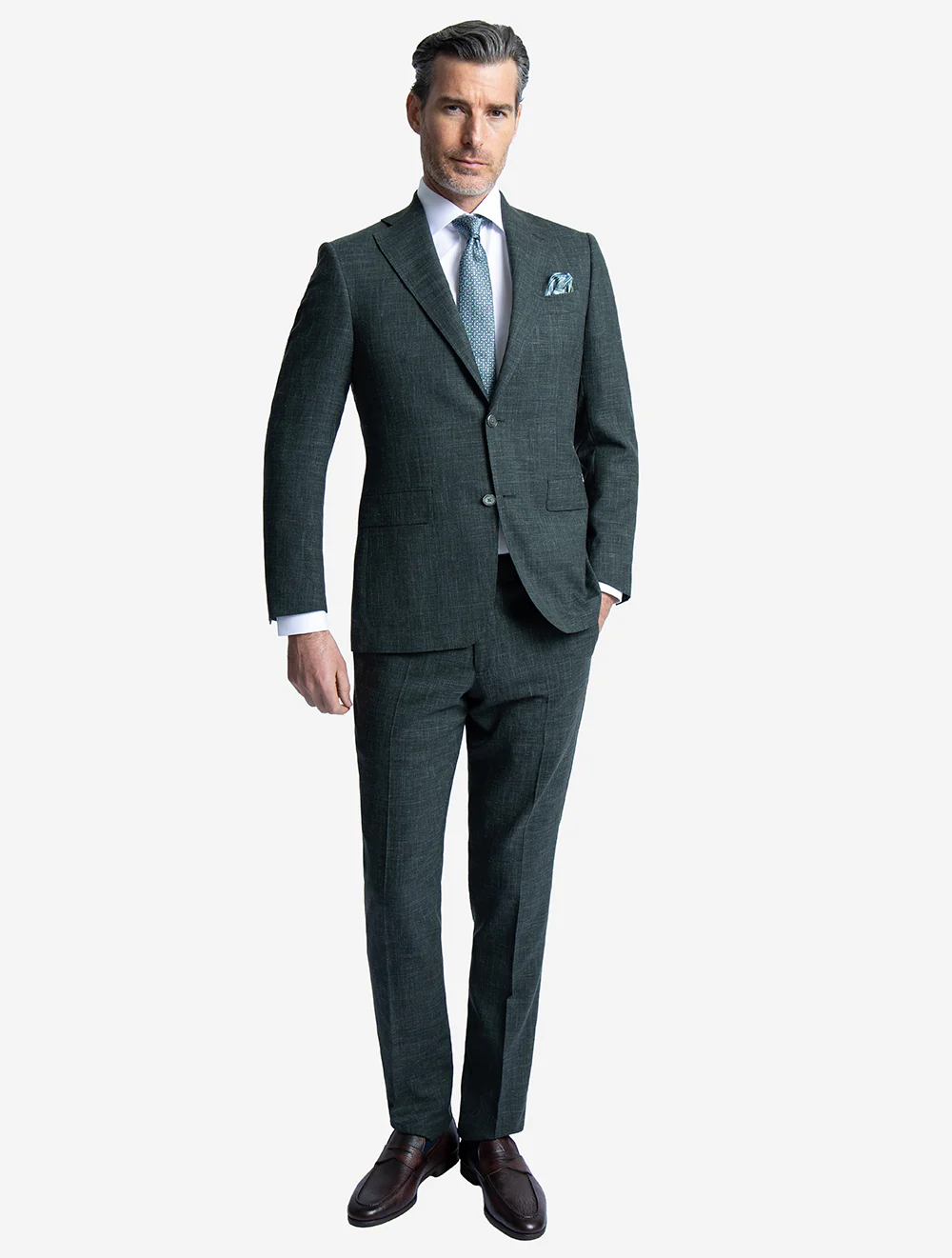 Loro Piana Summertime 2-Piece Suit Green
