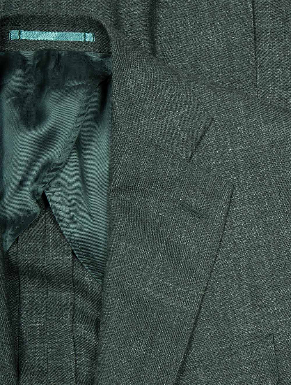 Loro Piana Summertime WSL Suit Green - Image 2