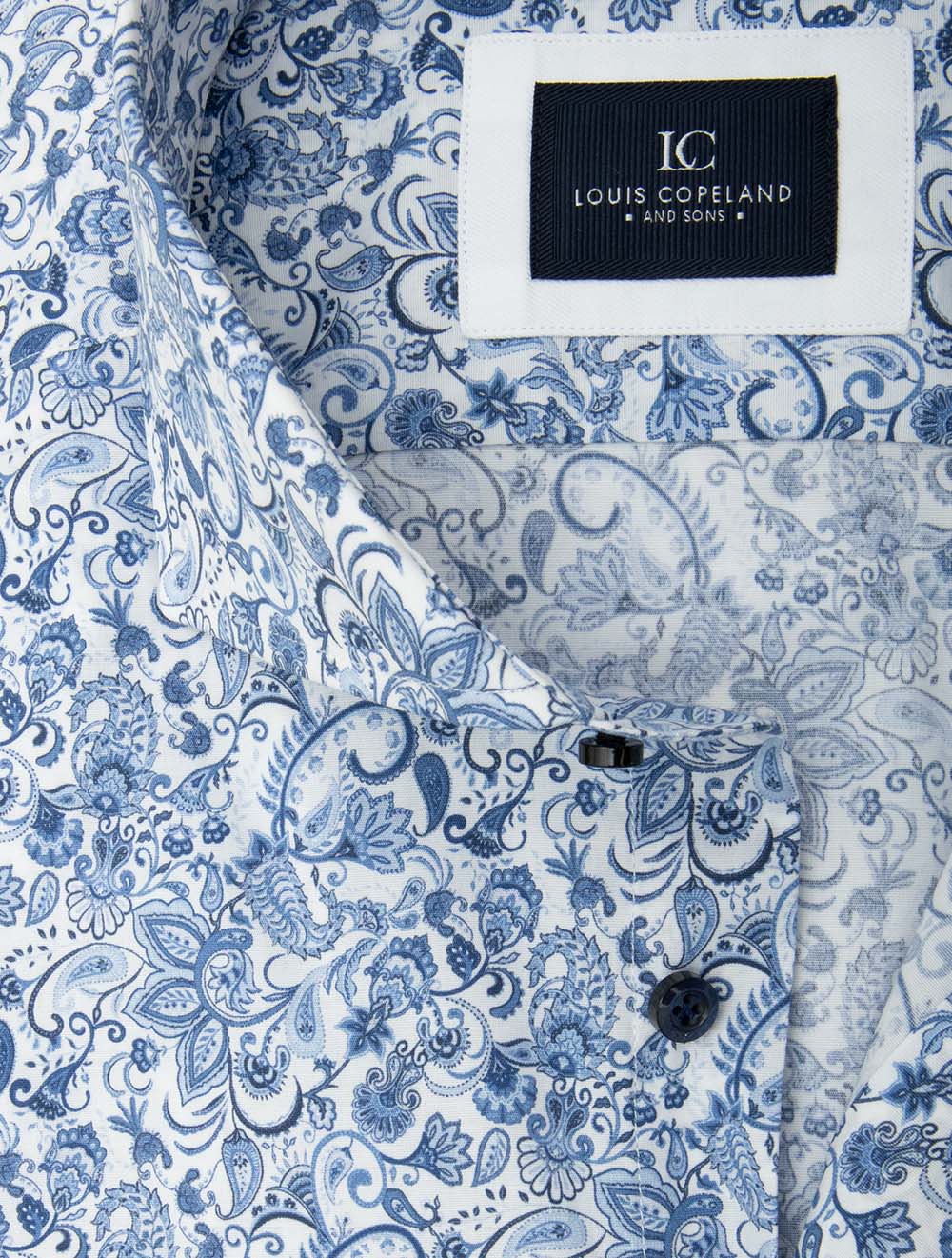 Paisley Casual Shirt White - Image 2