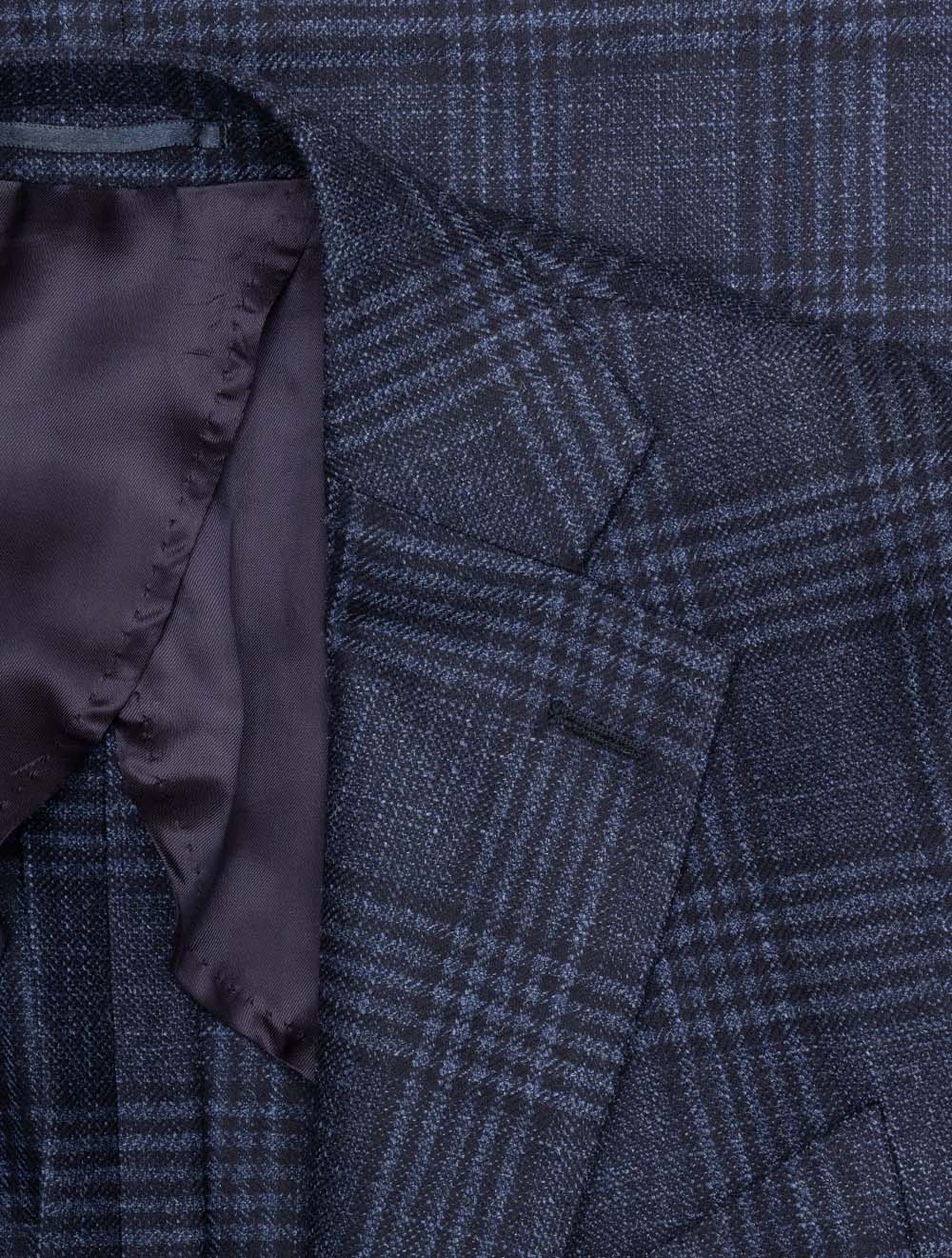 Plaid Check Jacket Blue - Image 2