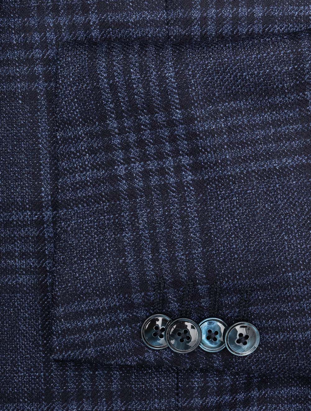 Plaid Check Jacket Blue - Image 4