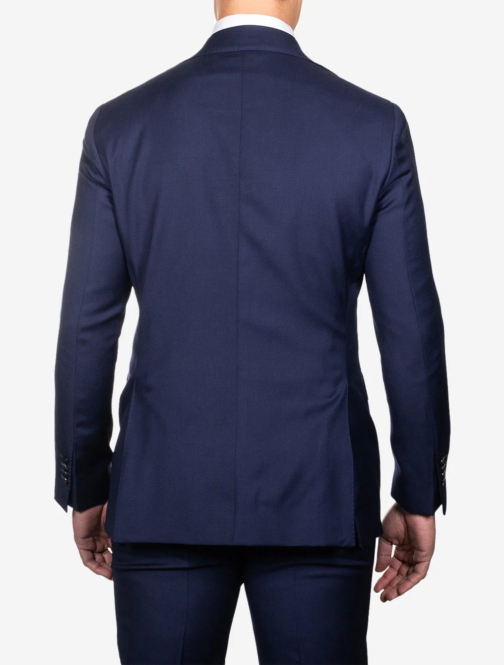 Plain Two-Piece Suit Blue - Image 3