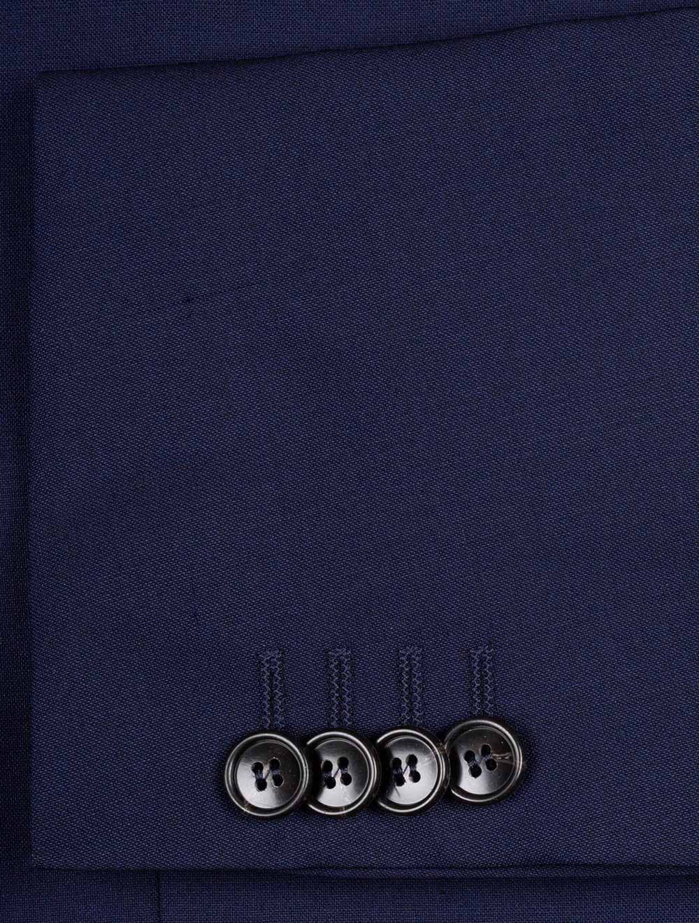 Plain 2 Piece Suit Blue - Image 5