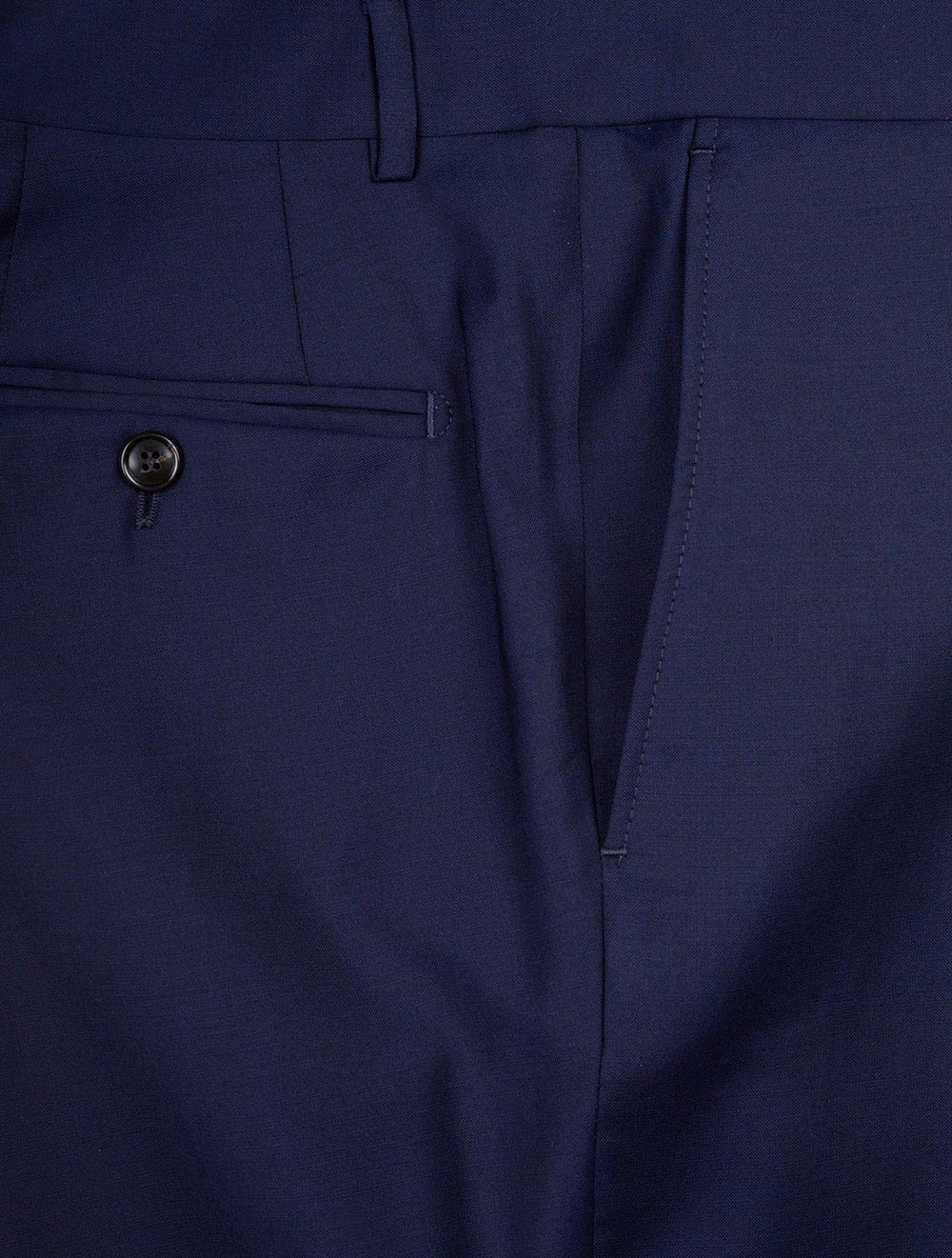 Plain 2 Piece Suit Blue - Image 7