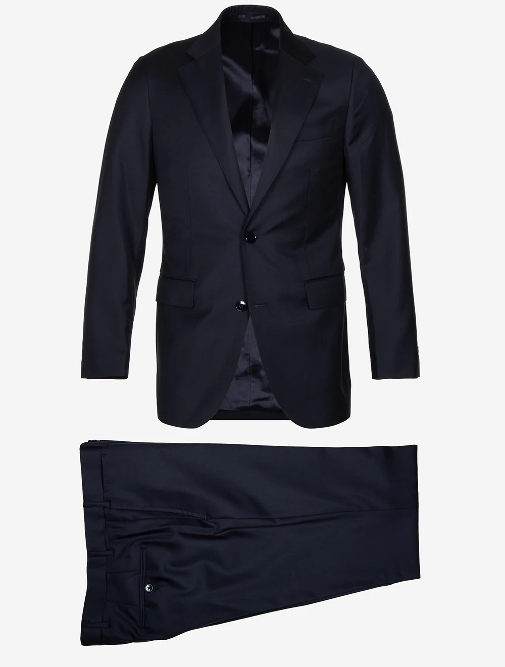 Plain 2-Piece Suit Navy