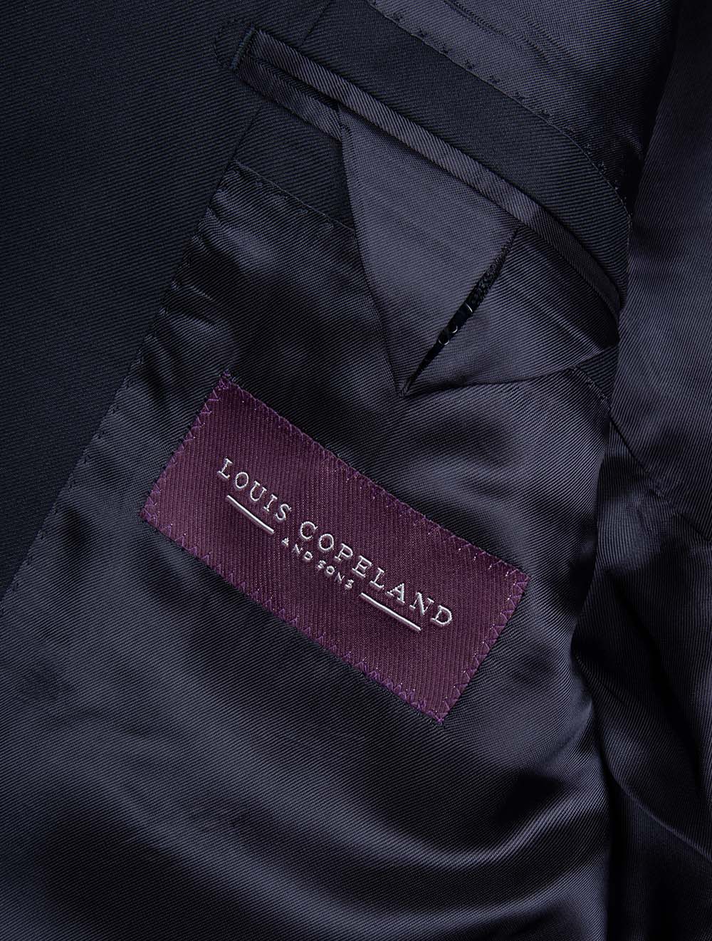 Plain 2-Piece Suit Navy - Image 4