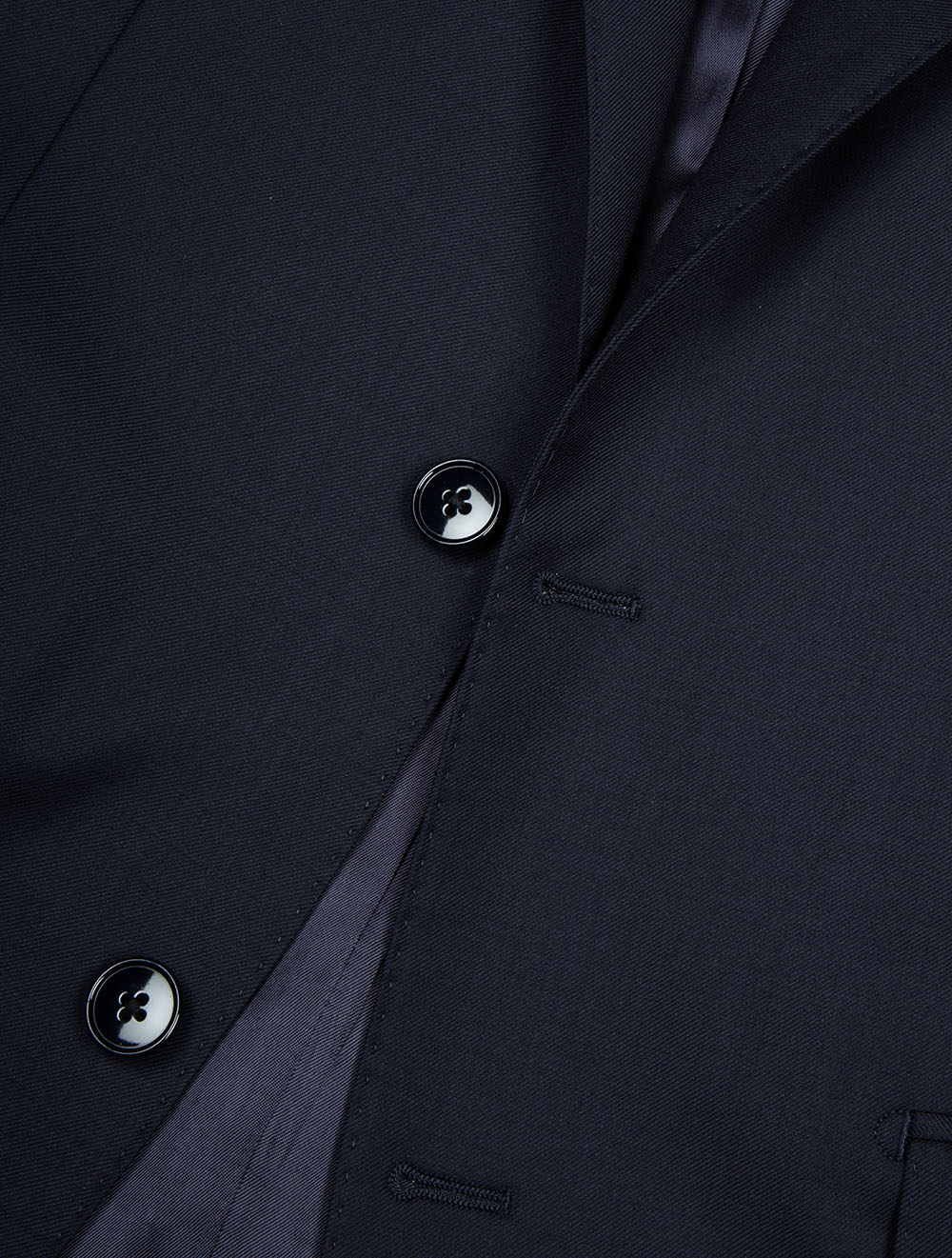 Plain 2-Piece Suit Navy - Image 6