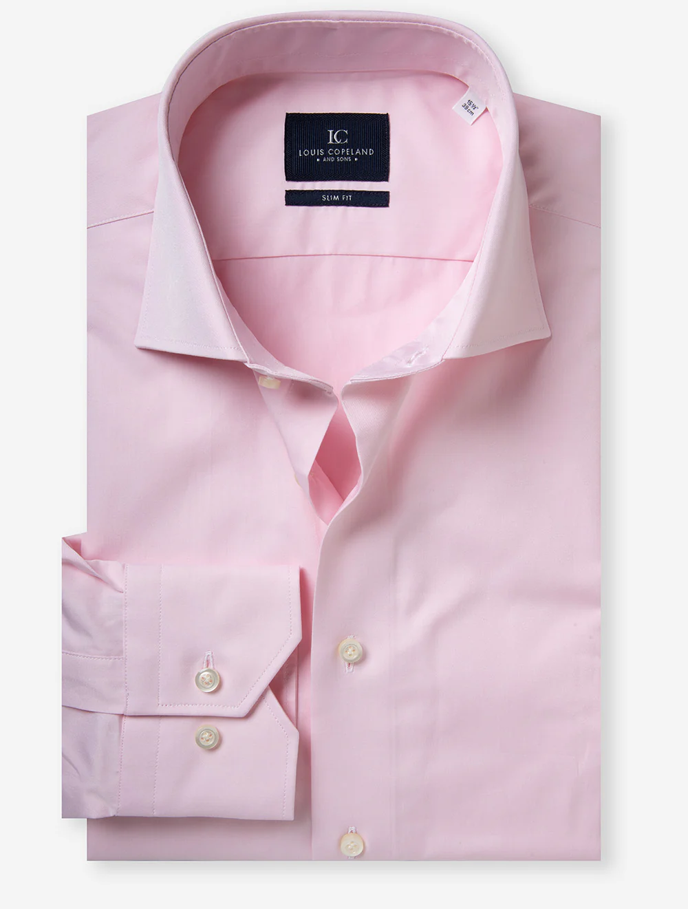Slim Fit Solid Plain Shirt Pink