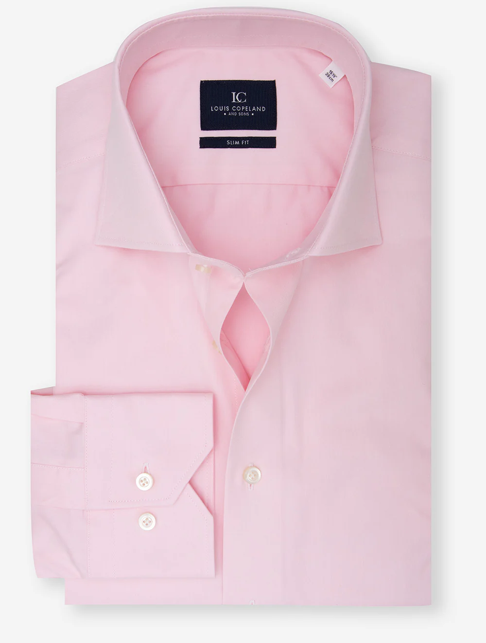 Solid Plain Slim Fit Shirt Pink