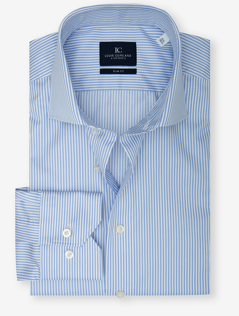 Stripe Slim Fit Shirt Blue