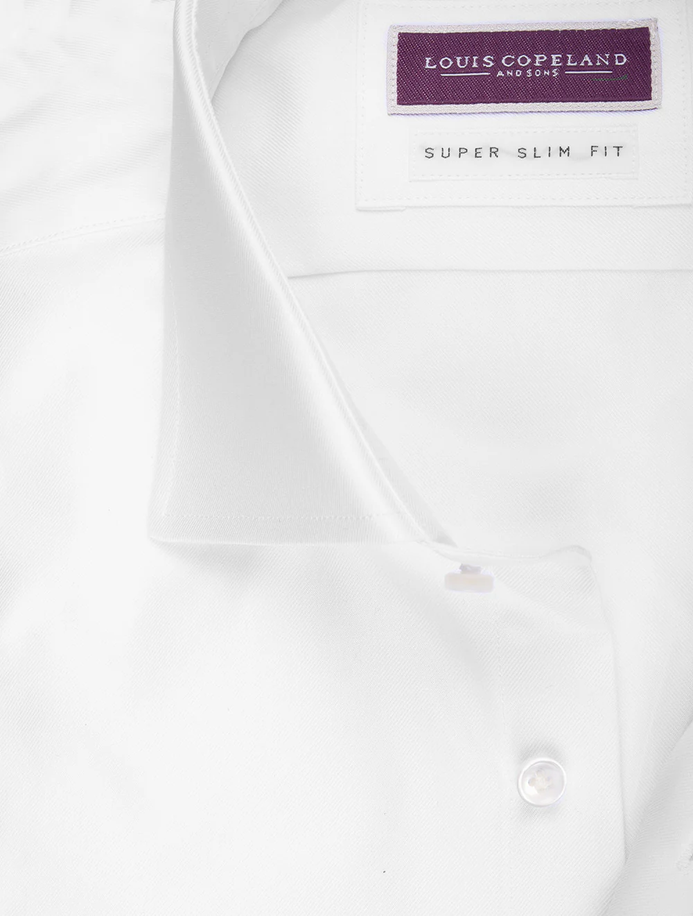 Super Slim Thomas Mason Shirt White - Image 2