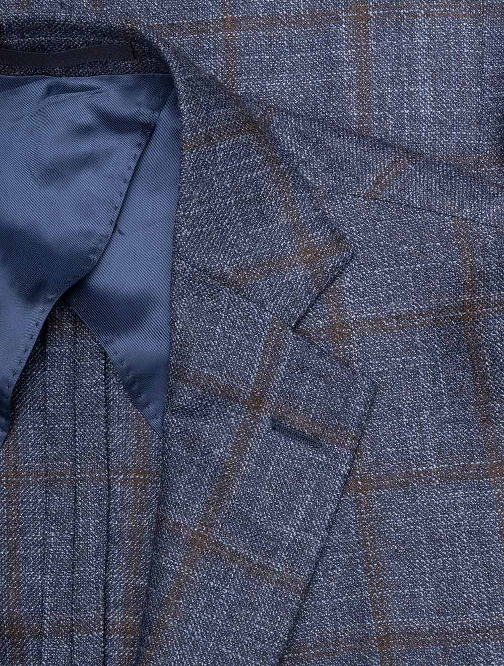WSC Check Jacket Blue - Image 2