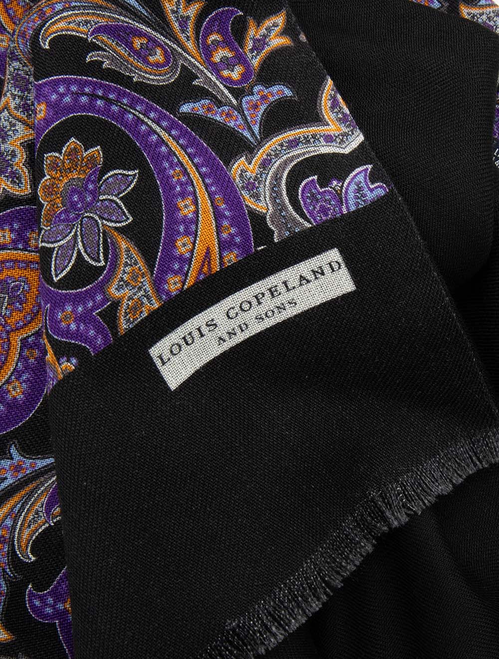 Borghi for Louis Copeland Double Wool Patterned Scarf - Image 3