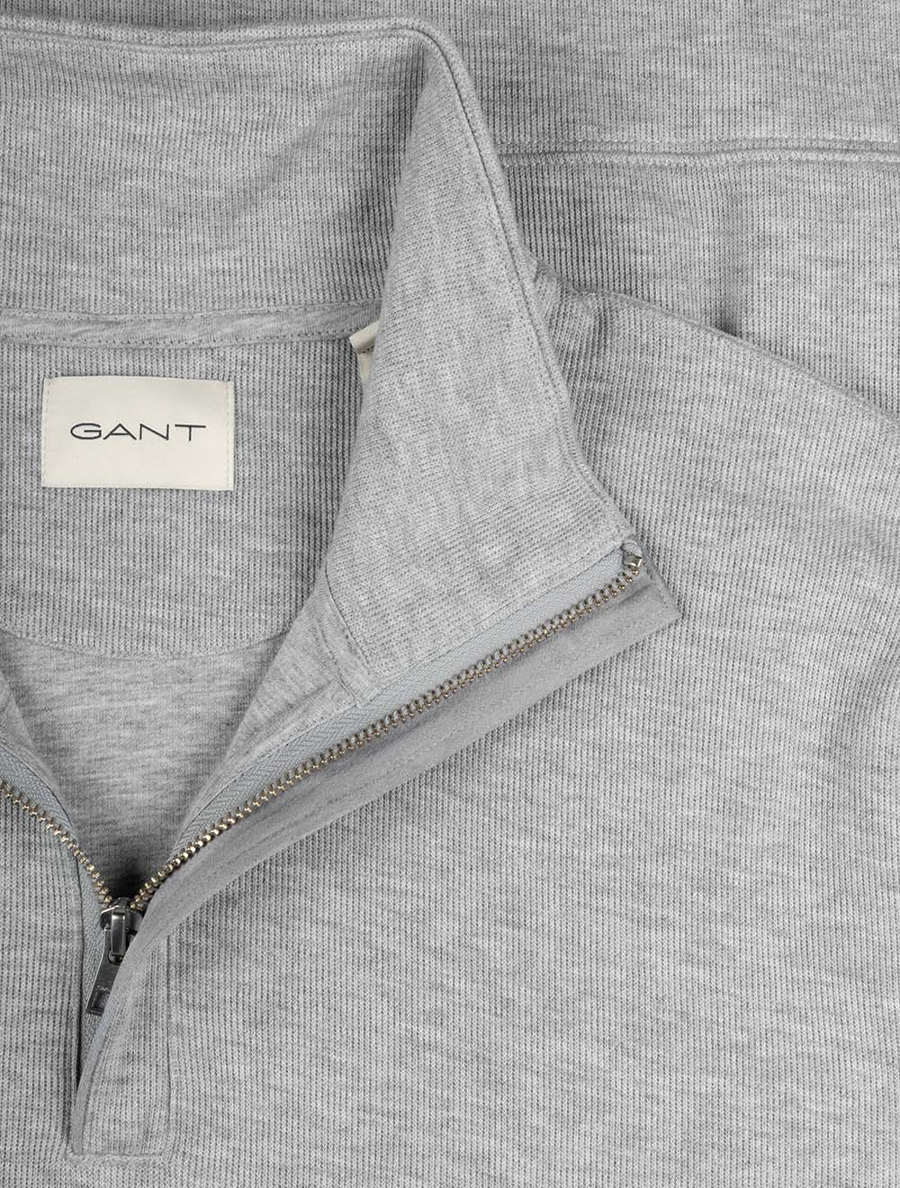 Light Sacker Half Zip Grey Melange - Image 4