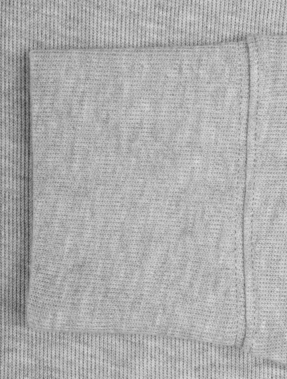 Light Sacker Half Zip Grey Melange - Image 5