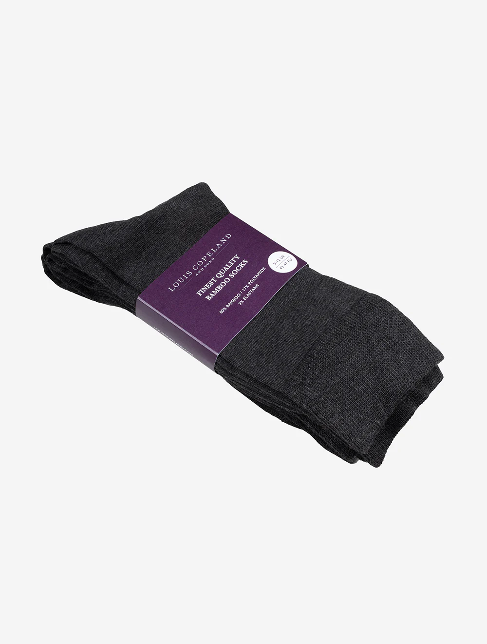 3 Pack Sock Charcoal - Image 3