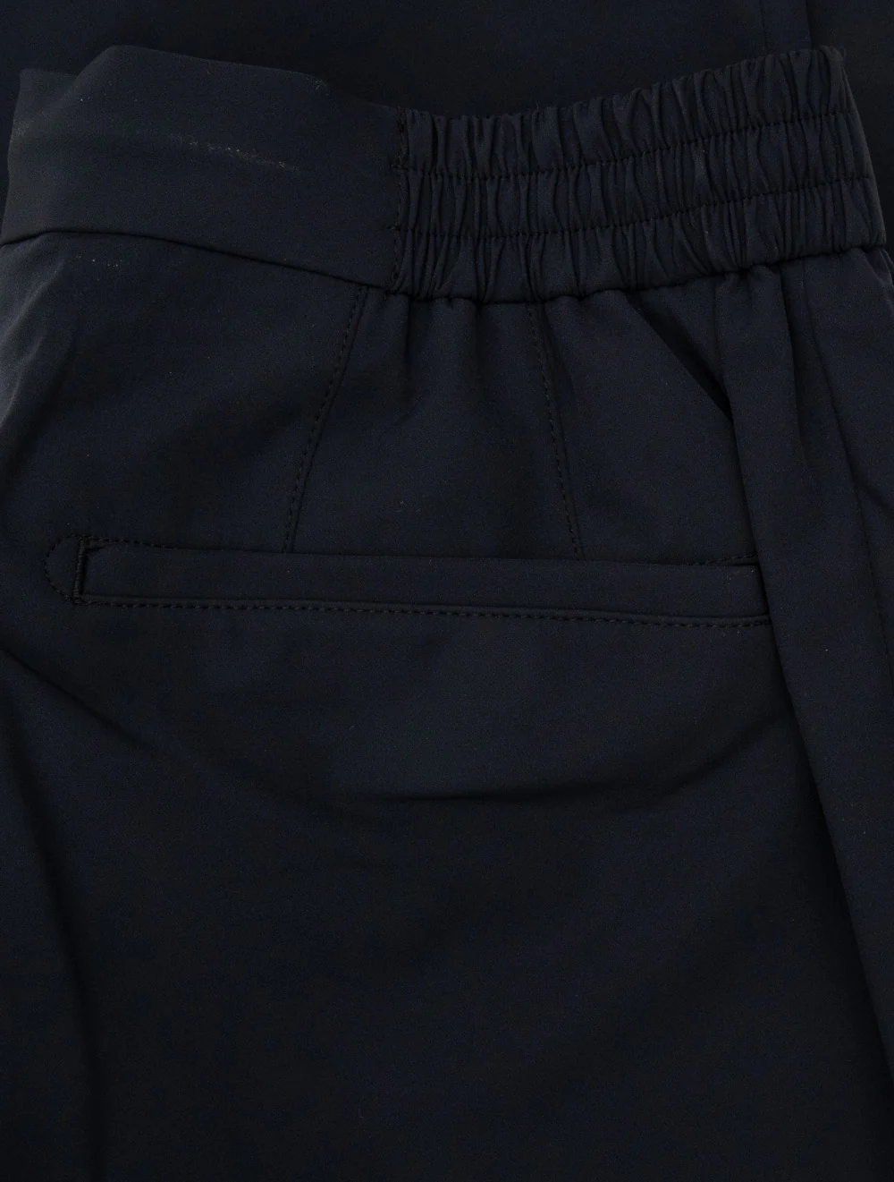 Louis Copeland Drawstring Tech Trousers Navy - Image 2