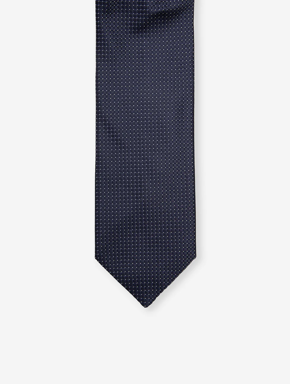 Dot Patterned Tie Navy - Image 2