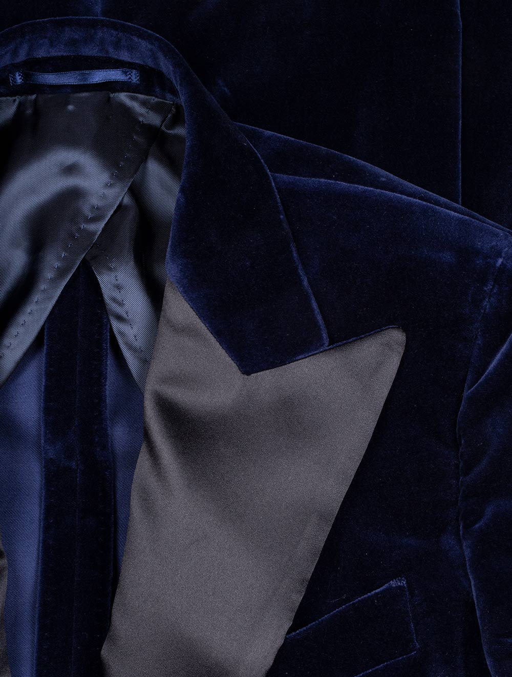 Velvet Dress Jacket Blue - Image 2