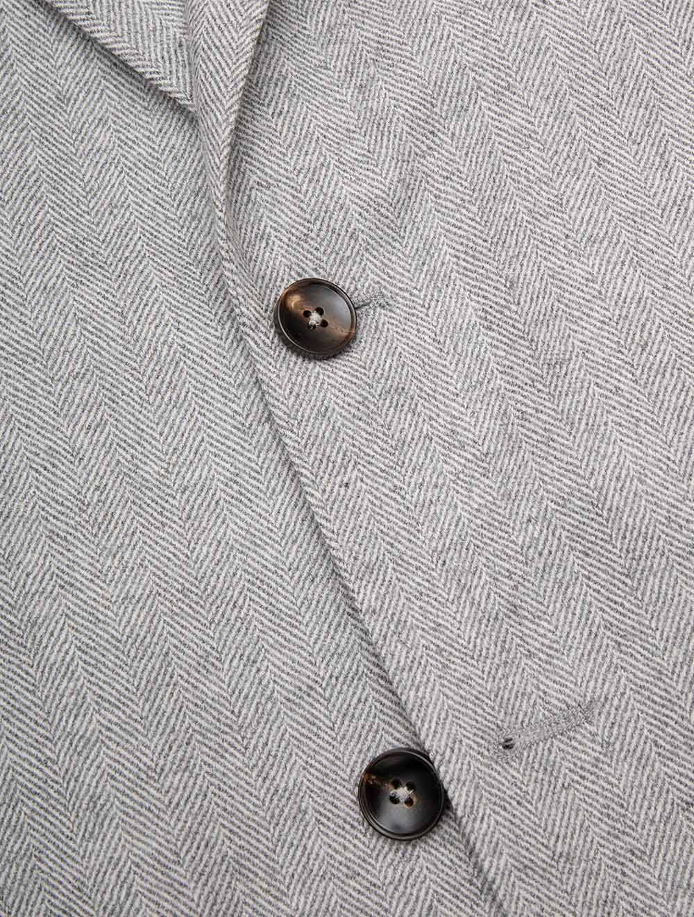 Herringbone Scooter Jacket Grey - Image 5
