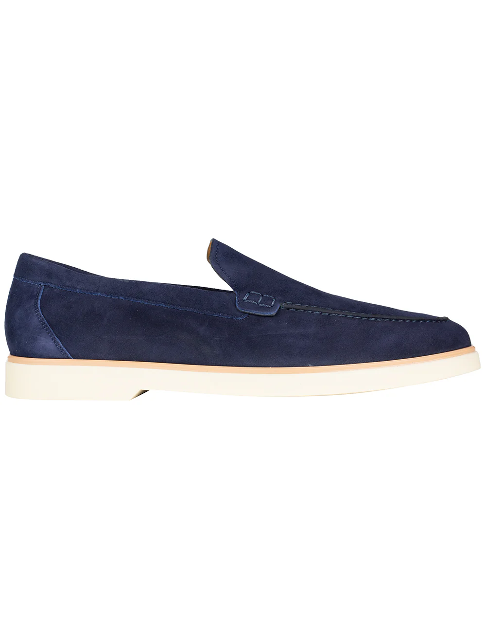 Suede Loafer Navy - Image 3