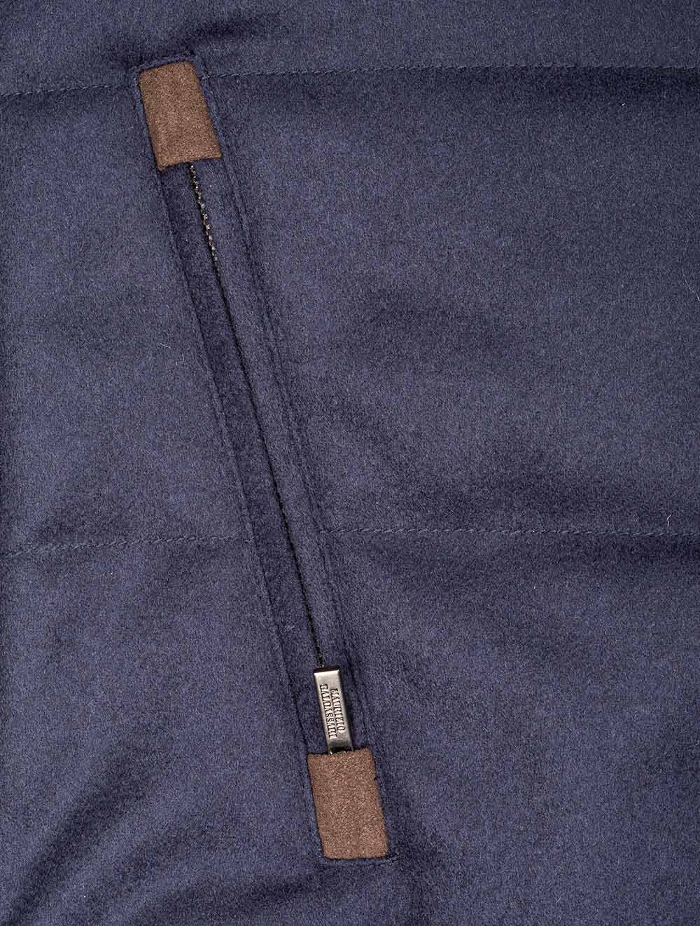 Cashmere Water Repellent Gilet Navy - Image 4