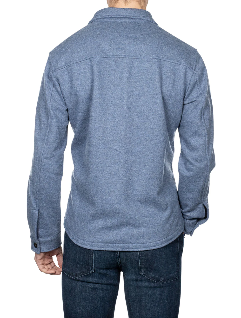 Classic Overshirt Blue - Image 3