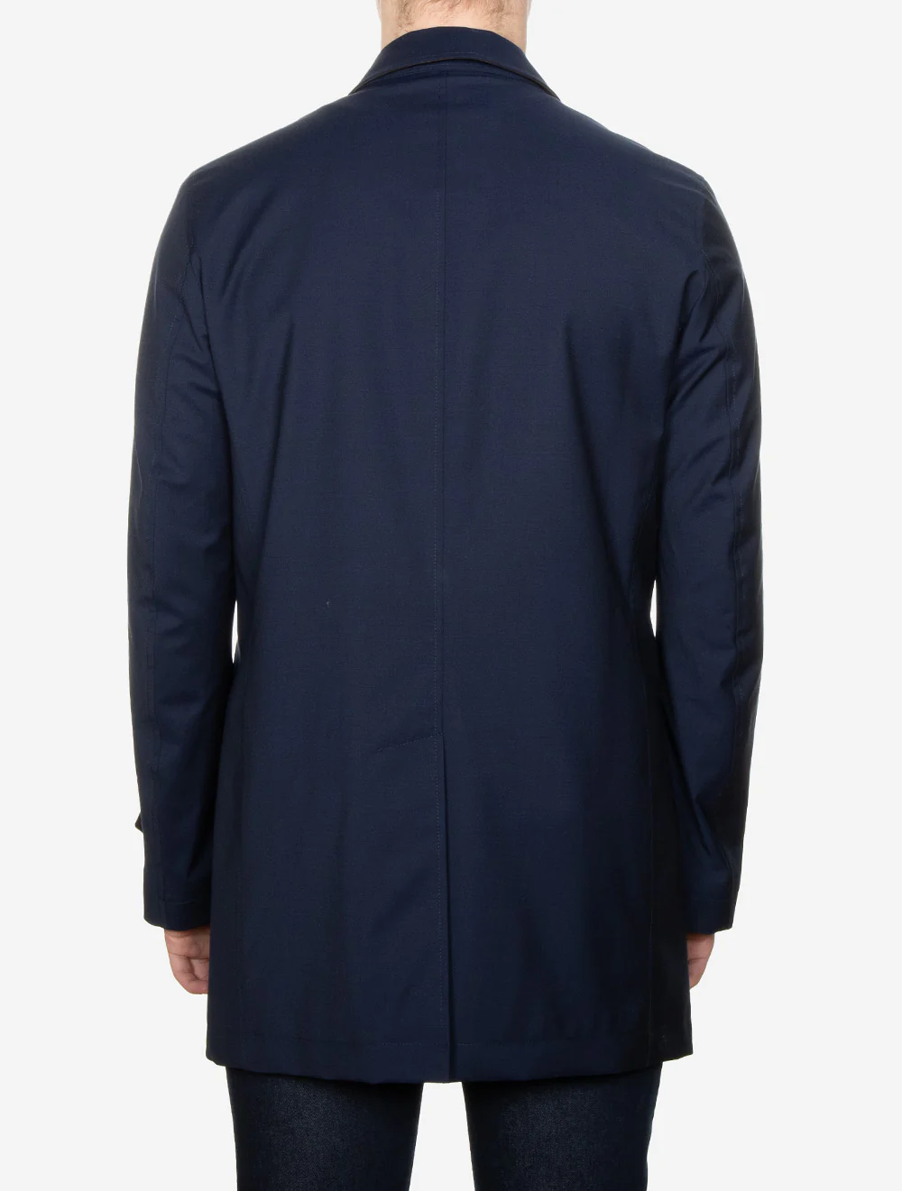 Short Raincoat-Blue - Image 3