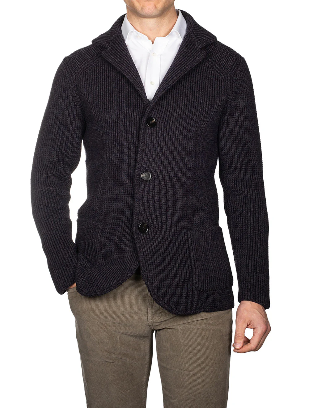 Brenta Swacket Dark Brown Blue - Image 2