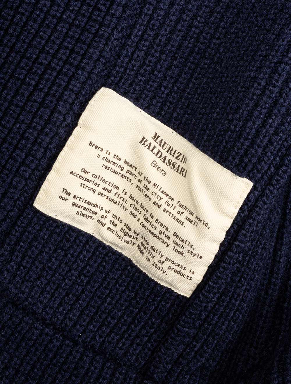 Cob Stitch Brenta Swacket Navy - Image 7