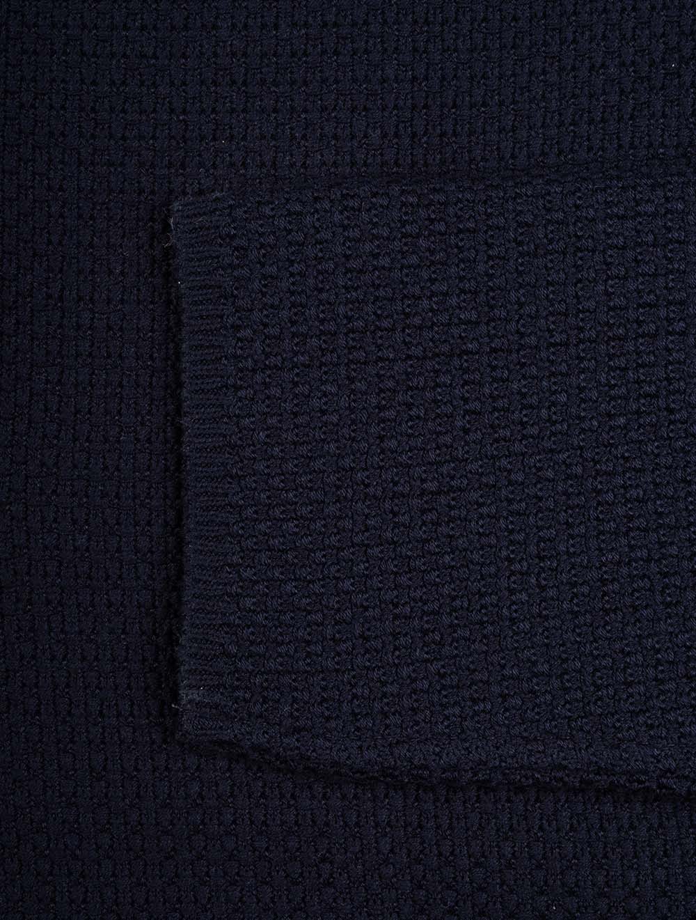Pave Stitch Swacket 2 Button Navy - Image 7