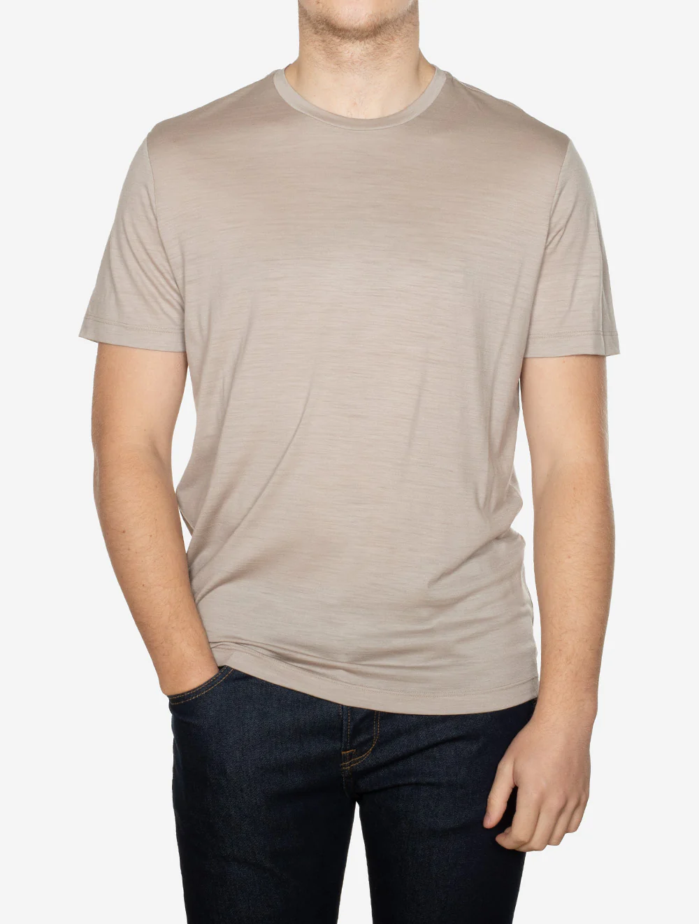 Short Sleeves T-Shirt Light Biscotti - Image 2
