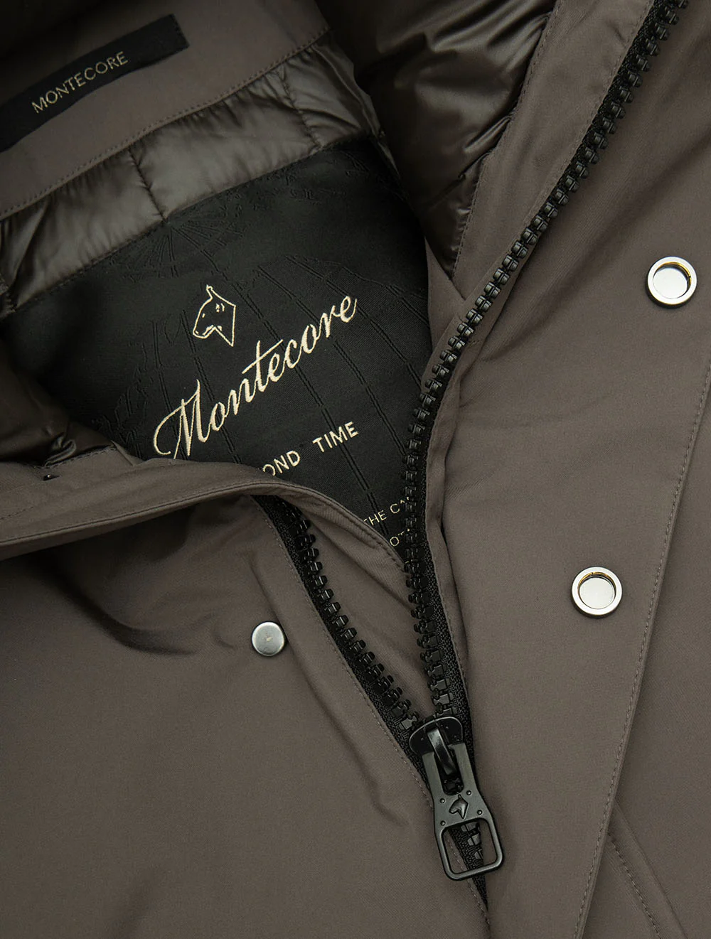 Down Coat Grey - Image 5