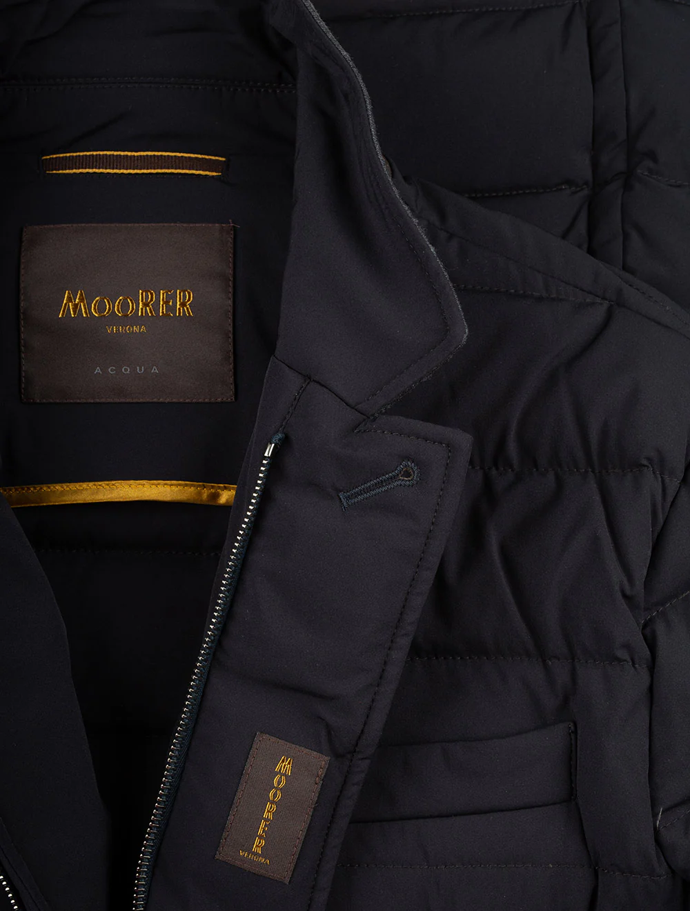 Zayn Puffa Coat Navy - Image 5