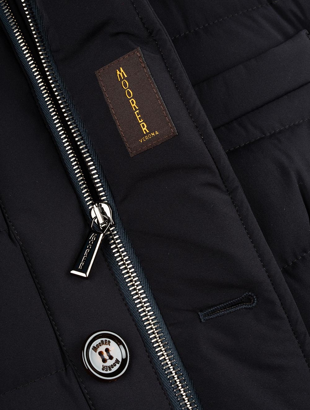 Zayn Puffa Coat Navy - Image 9