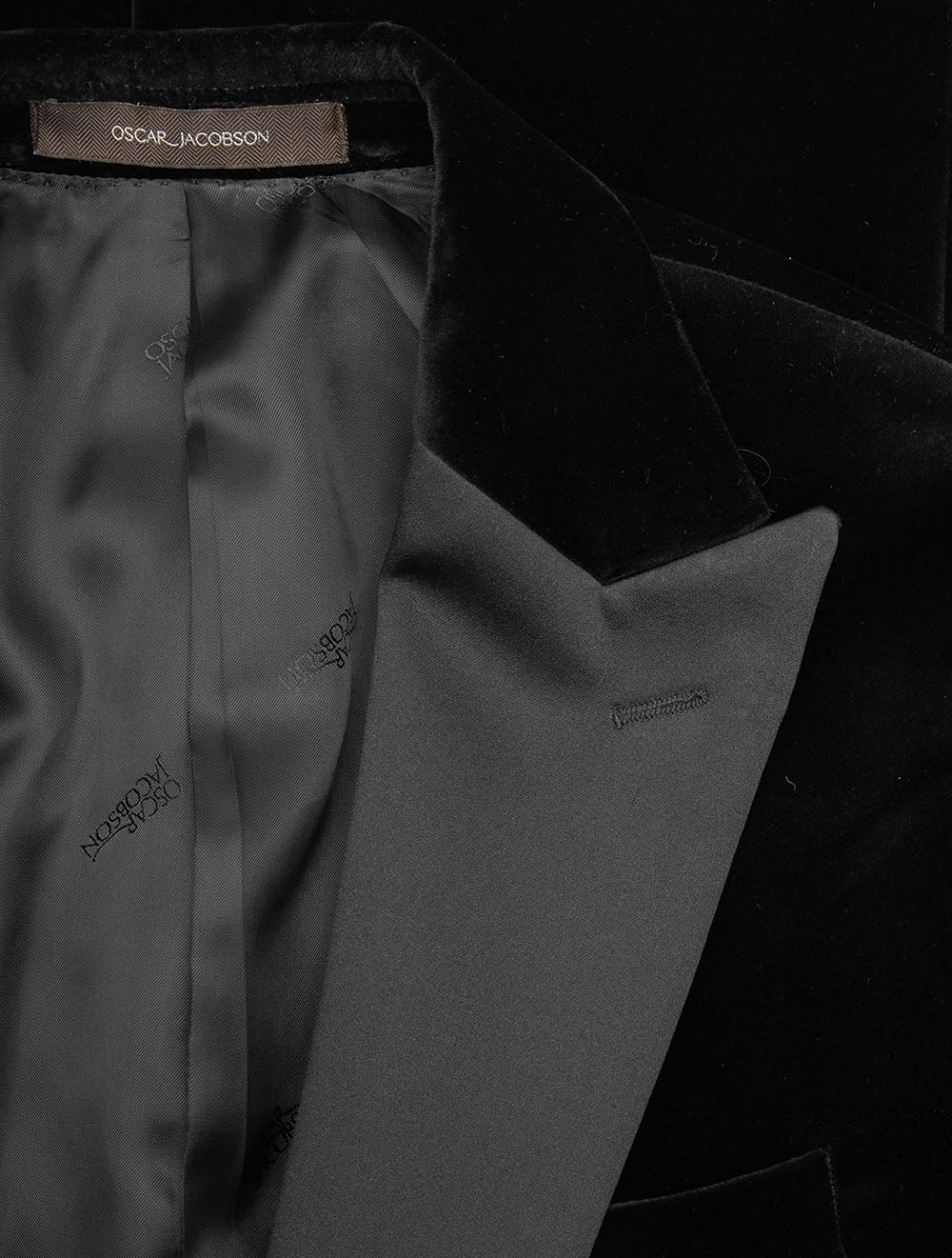Velvet Dinner Jacket Black - Image 2